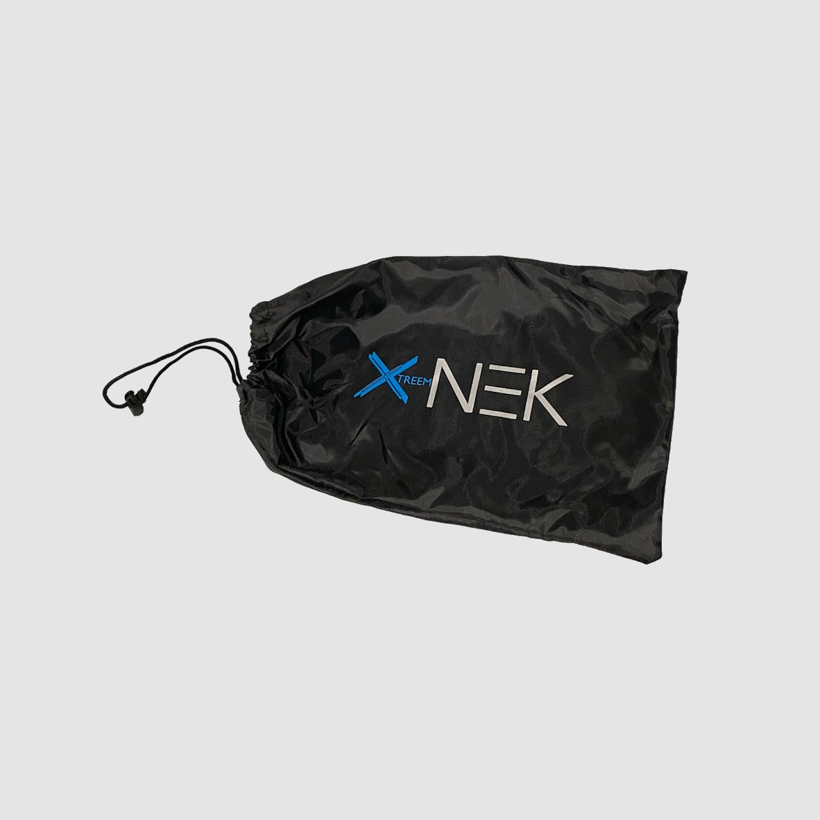 XtreemNek branded carrying bag, designed for easy portability of the neck strengthening device and accessories.